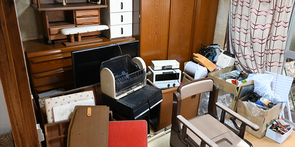 2.山口市にお住まいのY様が、「処分に困っていた残置物を含めて相続不動産を買い取ってもらった事例」